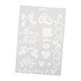 thumbnail image 4 of facefd Drawing Template Plastic Ruler Stencil DIY Painting Board Hollow Album Decor, No.12, 4 of 4