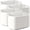 White, variant on 4 Pack Large Woven Storage Baskets with Handles, 16''Lx12''Wx8''H Cotton Rope Organizer Bins for Toys, Towels, Books, Clothes, Shelves and Home Storage Solutions