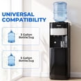 thumbnail image 2 of Ktaxon Top Loading Pro 3 Temp Water Dispenser, Black & Stainless Steel,Child Safety Lock, 2 of 13