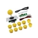 thumbnail image 2 of Seitruly Controlador de tablero de control de juego Joystick Gamepad Stick Reparación Mantenimiento profesional Pieza de repuesto ensamblada Videojuegos y accesorios Amarillo, 2 of 6