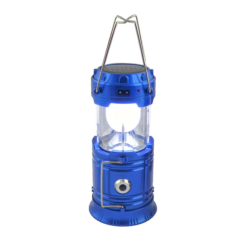 Solar LED Lantern - Collapsible, 3-in-1, Rechargeable, USB