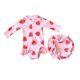 thumbnail image 1 of Odeerbi 1-6 Años Traje de Baño de Manga Larga Para Niñas Con Gorra de Baño Traje de Baño de Entrenamiento Atlético de Una Pieza Traje de Baño de Surf, 1 of 3