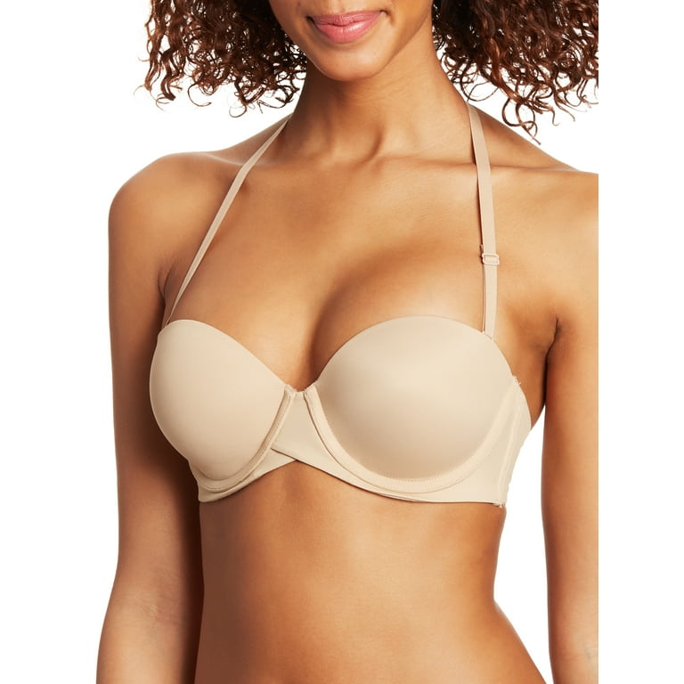 Maidenform Sweet Nothings Stay Put Strapless Push Up Underwire Bra