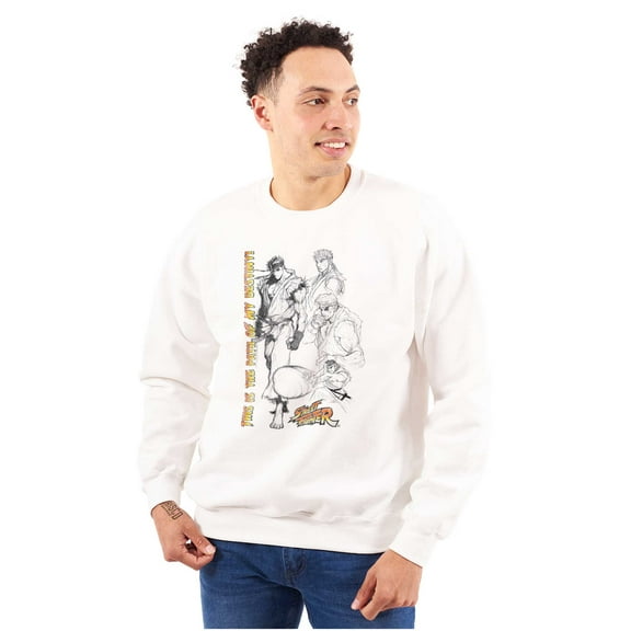 Street Fighter Vintage 90s Gamer Sweatshirt for Men or Women Brisco Brands M