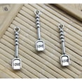 thumbnail image 4 of U8MO 12~50pc Retro Mini Love Shovel Alloy Charms Pendant Jewelry Making DIY 30*6mm-50pcs, 4 of 8