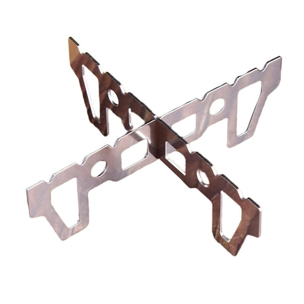 Soporte portátil para estufa para acampar libre Soporte para estufa de de material acero inoxidable Soporte para quemadores de Soporte
