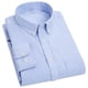 thumbnail image 1 of Blusa de manga larga para hombre Camisa informal juvenil con estampado de rayas verticales y solapa fina para ir de compras a la oficina, 1 of 5
