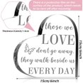 thumbnail image 2 of Bereavement Gift Crystal Glass Heart Memorial Gift Sympathy Table Decorations Sympathy Condolence Gift for Loss of Loved One Table Centerpieces Remembrance Decorations (6 x 6 x 0.4 Inch), 2 of 7