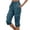 Sky Blue, variant on Versatile Casual Pants With Elastic Waist Slim Fit Cargo Style Ankle Length Trousers Pocket Comfort Everyday Wear plus Size Pant Suits for Women Casual, Size XL