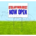 thumbnail image 1 of Otolaryngologist Now Open (18" x 24") Yard Sign, Includes Metal Step Stake, 1 of 6