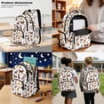 thumbnail image 3 of Kuiaobaty Dachshund Corgi Print Backpack and Lunch Box Set for Boys Girls Westie Paw Print Lunch Bag and Pencil Case with Zipper Large Capacity Backpack with Pencil Pouch for School Daily Use, 3 of 7