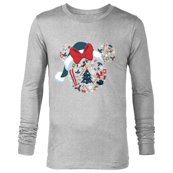 Disney Minnie Mouse Icon Winter Lodge Standard - Long Sleeve T-Shirt for Men – Customized-Athletic Heather