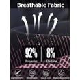 thumbnail image 4 of APTRO Mens Swim Trunks 9 inch Bathing Suit With Zipper Pockets Quick Dry Mesh Liner Swim Shorts Board Shorts Swimsuit Beach Shorts Grid Dark Pink M, 4 of 7