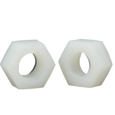 20 Pieces Hexagon nylon nut M2x1.5mm For Fasteners Locking Devices Fixed Mechanical.