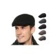 thumbnail image 4 of SZTXJ Men's Beret Adjustable Flat Vintage Lvy Hat, Gray, 4 of 5