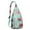 Greenish-blue-36, variant on 4-Pockets Cross Body Bags for Woman Men,Cute Sea Life Sling Bag Chest Bag with Adjustable Strap Women's Crossbody Bags for Outdoors Hiking Traveling