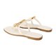 thumbnail image 4 of Sandalias tipo tanga Wnshonzy para mujer, planas, de piel blanca, 4 of 4