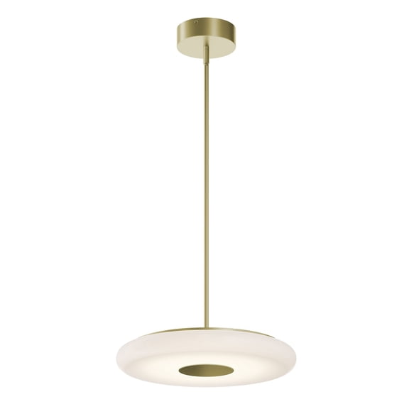 JUNP18LAJUDLB AFX June - 30W 1 LED Pendant-3 Inch Tall and 5.91 Inch Wide-Light Antique Brass Finish