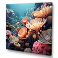 thumbnail image 2 of Designart "Explorations of Multicolor Coral Reef I" Animals Wall Art - Modern Yellow Coral Entryway Wall Art, 2 of 6