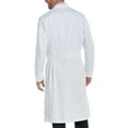 thumbnail image 4 of Landau Men's Essential Lab Coats Classic Relaxed Fit Breathable 3 Pockets Button Full-Length Lab Coat Scrub, Style 3138, 4 of 5