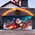 thumbnail image 5 of SIfdSeng Get it Fast Large Garage Door Banner Outdoor for Holiday Season Front Porch Yard Festive Xmas Welcome Sign, 5 of 5