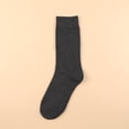 thumbnail image 4 of 1 Pair Non Binding Loose Fit Ankle Socks Wide Thin Crew Socks with No Elastic Top for Men & Women Plus Size, 4 of 6