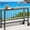 Silver, variant on SolaceHue 55" Outdoor Bar Table, Rectangle Narrow Counter Height Table, Ideal Bar Height Table for Balcony, Patio, Garden, Yard, Poolside, Black