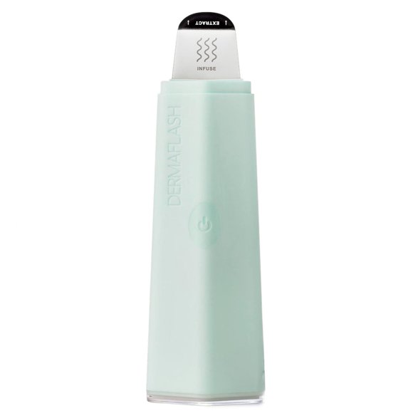 DERMAFLASH DERMAPORE+ Dispositivo para el cuidado de la piel Extractor ultrasónico de poros 2 en 1 e infusor para el cuidado de la piel Seafoam