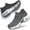 Darkgrey, variant on Barerun Womens Slip on Walking Shoes Mesh Air Cushion Platform Sneakers Non Slip Running Shoes