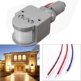 thumbnail image 1 of DLQT 85 To 265v White Human Body Sensor Floodlight Sensor Pir Sensor Probe Sensor Infrared Sensor Switch Human Body Infrared 1, 1 of 8