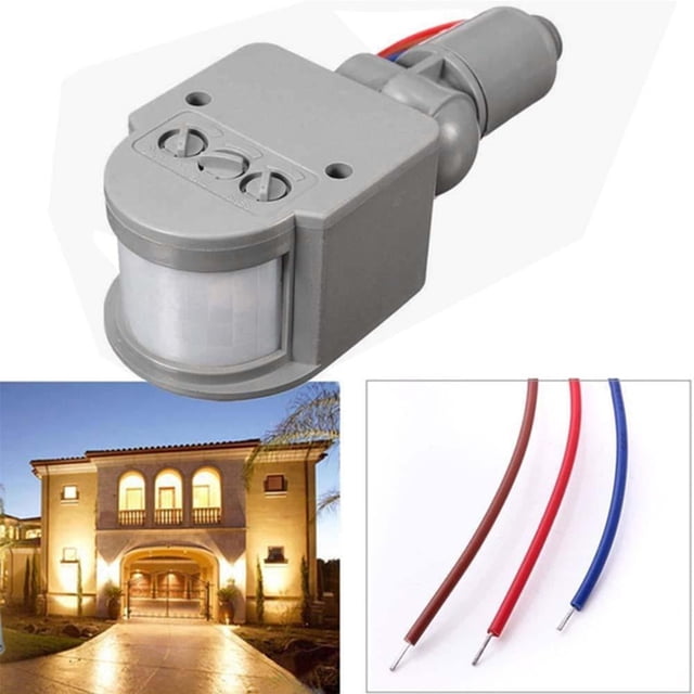 DLQT 85 To 265v White Human Body Sensor Floodlight Sensor Pir Sensor Probe Sensor Infrared Sensor Switch Human Body Infrared 1