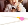 thumbnail image 3 of Training Chopsticks, Easy Cleaning Simple Shape Learning Chopstick Helper Safe Non Toxic  for Chopsticks Training for Chopsticks Learning Green,Red, 3 of 7