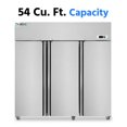 thumbnail image 2 of DURING D-K-72R 72" Stainless Steel 3-Door 54 Cu ft Solid Commercial Reach-In Refrigerator, 2 of 6