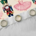 thumbnail image 4 of Homewish Retro Nutcracker Black Out Curtains,Cute Ballet Princess Curtains Pack of 2 (42x63 Each),Merry Christmas Bedroom Curtains For Teens,Ultra Soft Home Decor, 4 of 6