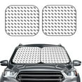 thumbnail image 2 of Haiem SeTurtle27 Car Windshield Sun Shade (2 Pieces) Foldable Windshield Sun Shade Car Accessories for Truck SUV Pickup-Medium, 2 of 7