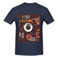 thumbnail image 4 of Bingfone A Cup Of Black Coffee On A Saucer Men'S Loose Fit Short-Sleeve Pocket T-Shirt, 4 of 7