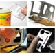 thumbnail image 5 of Tarjeta de herramientas de billetera 11 en 1, juego plateado, regalos para hombres para papá. Cartera Tarjeta multiherramienta Regalos para hombres para cumpleaños. Edc Multi Tool Tamaño de, 5 of 5
