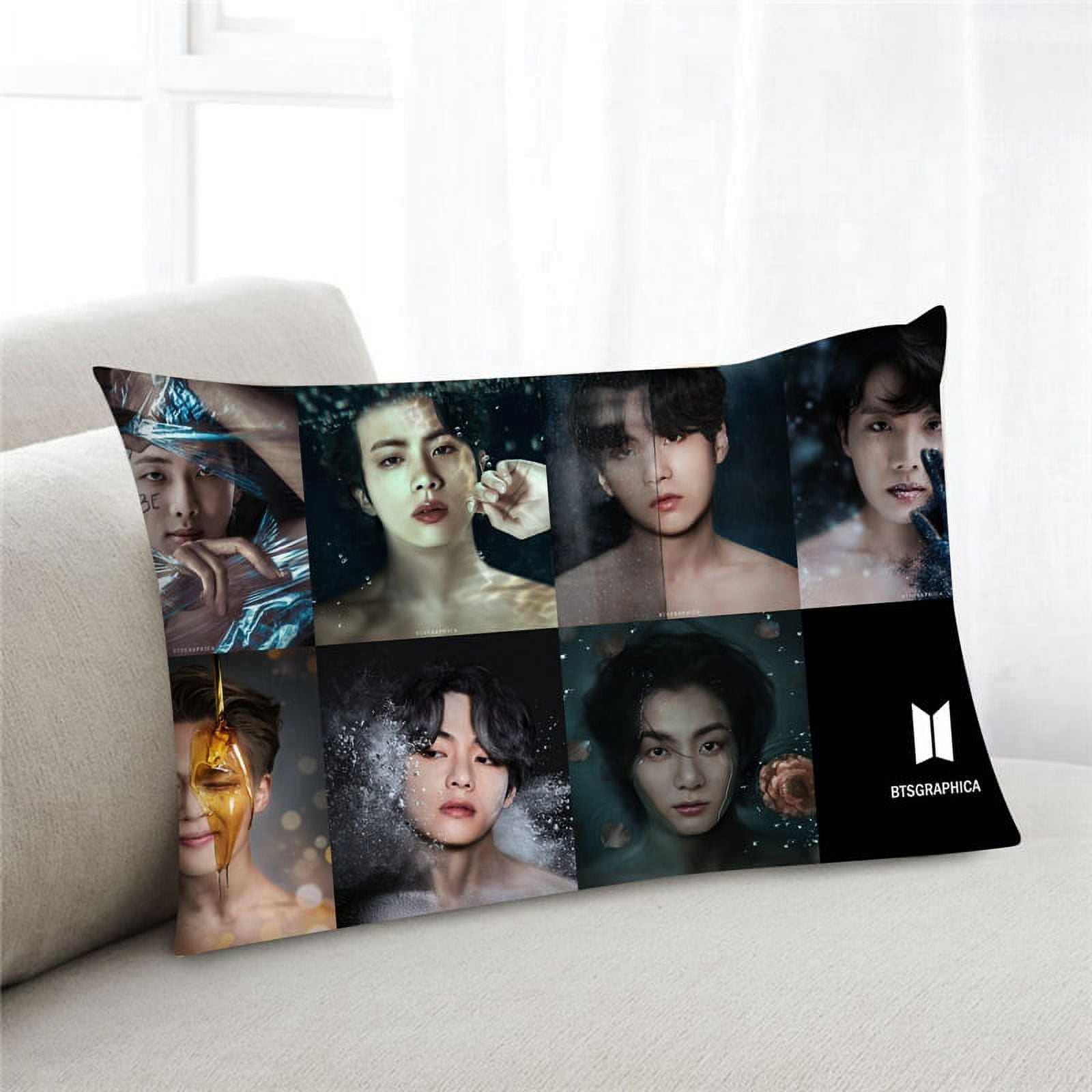 BTS Members TinyTan Throw Pillow by Farhan Laksono - Pixels