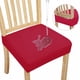 thumbnail image 1 of Juego de 4 fundas para asientos de silla, fáciles de llevar, impermeables, navideñas, 1 of 7