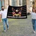 thumbnail image 3 of Clearance! 250th Anniversary Flag 3x5 Feet, USA Patriotic Flag for Outdoor and Indoor Display, Commemorating 1776-2026 Milestone, Perfect for Porch, Balcony, and Front Door Decoration, 3 of 6