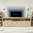 thumbnail image 3 of Yiwa 70" Entertainment Center, Storage Drawer, Open Shelves, Fits 65/70/75" TVs, 3 of 8
