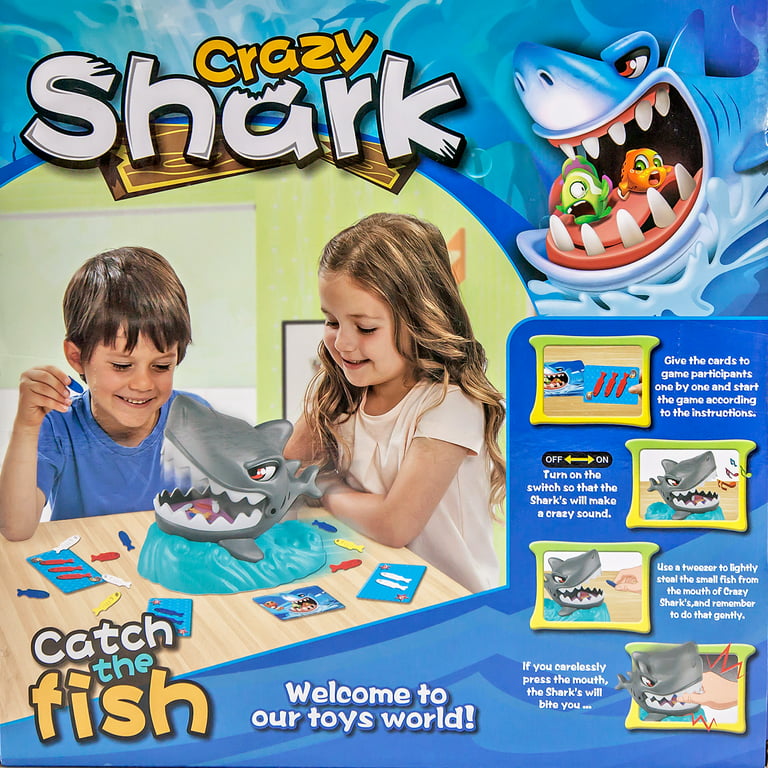 Shark Bite: Save Your Catch Before He Snaps! | Family Fun Fishy Board Game  | Kids Action Games | For 2-4 Players | Ages 4+