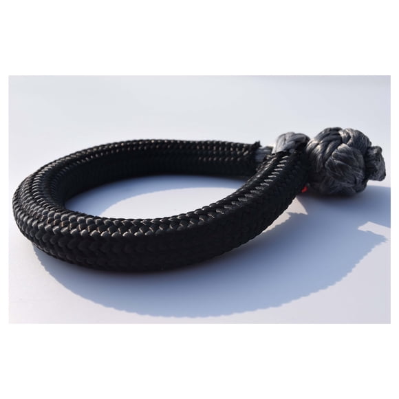 8mm*80mm Manilles Souples, Manille à Corde pour Tout-Terrain Cas UTV SUV, Manille UHMWPE pour Récupération de Remorquage, Facile à Utiliser