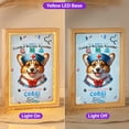 thumbnail image 2 of Just a Certified Nursing Assistant Cna Who Loves Her Corgi Acrylic Plaque with Wood Photo Frame Box Welsh Corgi Dog Lover Gifts Idea Light Box - 00003, 2 of 5