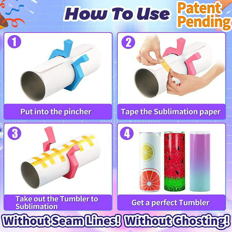 Sublimation Cups Tumblers Pinch Tool for Water Bottle Sublimation Mugs 20  oz