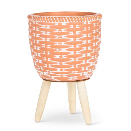 Set of 4 Extra Large Woven Tripod Planter