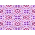 thumbnail image 1 of Ahgly Company Machine Washable Indoor Rectangle Transitional Blossom Pink Area Rugs, 2' x 3', 1 of 7