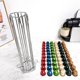 thumbnail image 4 of Organizador de cápsulas de café moderno, aspecto de metal refinado con construcción duradera, acabado cromado para una estética moderna y elegante, fácil acceso, rotación de 360 grados (fuerte, 4 of 5
