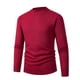 thumbnail image 1 of pstuiky camisas de manga larga para hombre, Suéter informal de color liso para hombre, cuello alto, tejido ajustado, capa base, manga larga, cuello redondo, camiseta/camiseta salir tops xl, 1 of 3