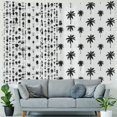 thumbnail image 4 of Orinice Flowers Palm Trees Tapestry Wall Hanging Unique Style Graphic Tapestries for Home Decor Living Room Bedroom Farmhouse Dorm 40x30inch, 4 of 6